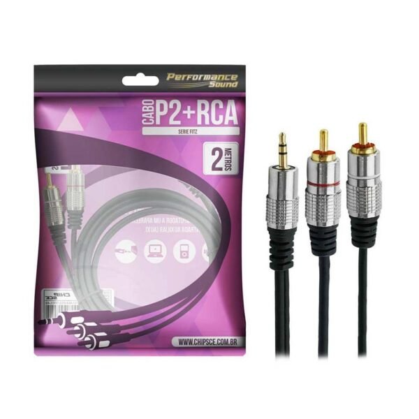 CABO AUDIO ESTEREO P2 X 2RCA 2MTS