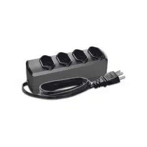 EXTENSION CORD SMS 64100 4T CABO 1MT PRETO BLISTER