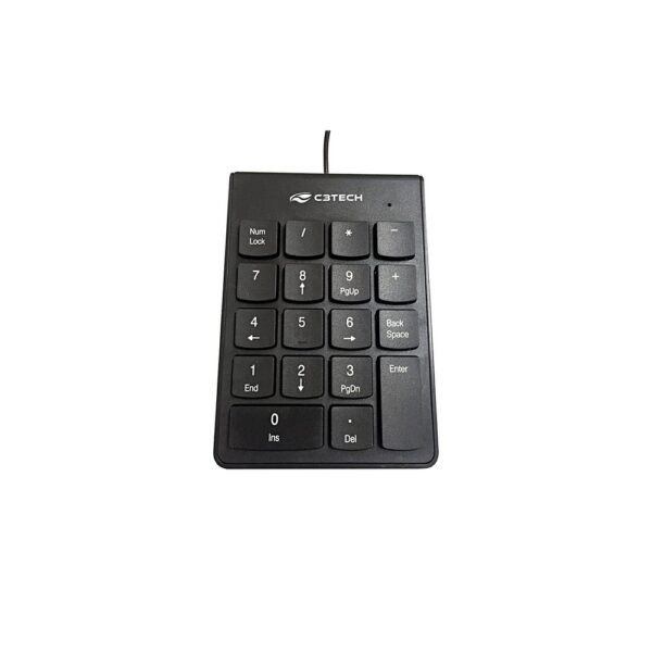 Teclado Numérico C3Tech KN-10BK, USB, Preto